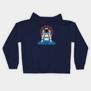 DJ astronaut Kids Hoodie